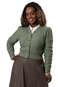 Sz 18: EMMY GREEN CARDIGAN | 18