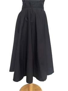 Sz 14: HELLBUNNY BLACK SWING SKIRT | L/14