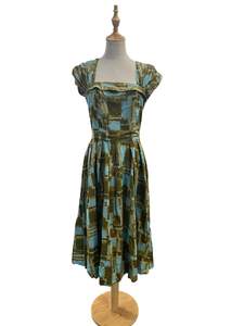 LAZYBONES BLUE & KHAKI DRESS | 10