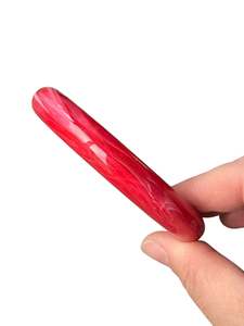 RED CIRCULAR MARBLED BANGLE