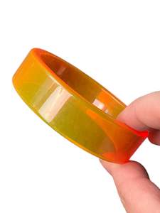 ORANGE TRANSLUCENT BANGLE