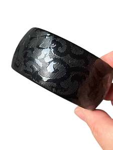 BLACK DAMASK BANGLE