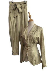 Sz 13: NICOLE FAHRI SILK PANT SUIT 10