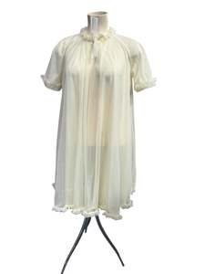 Sz 13: ST MICHEAL YELLOW NYLON GOWN | 34/36