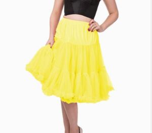 Petticoats: YELLOW DOUBLE PETTICOAT