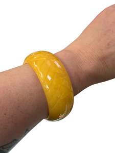 Jewellery 1: LEMON WIDE BANGLE