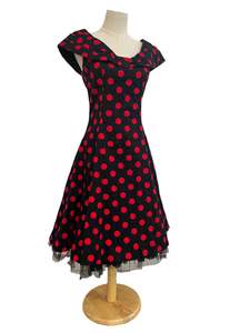 HEARTS & ROSE POLKADOT DRESS | 10