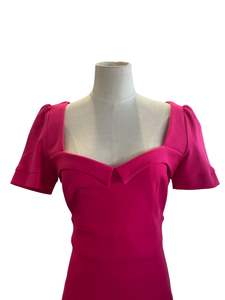 ZOE VINE PINK WIGGLE DRESS | 12