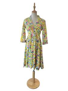 LINDY BOP YELLOW BLOOM DRESS | 12