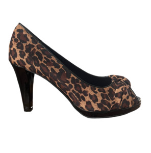 Rewind Shoes: SANDLER - LEOPARD PRINT HEELS SZ 7.5
