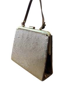 Rewind Bags: BETTIE PAIGE GOLD MESH HANDBAG