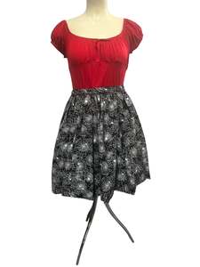 Rewind Skirts: BLACK SPIDERWEB SKIRT  | 20