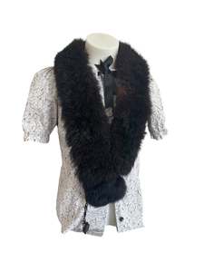 Fake Real Fur Stoles: POSSUM FUR NECKPIECE