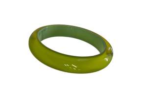 Preloved Bangles: ZSISKA LIME GREEN GLITTER BAN