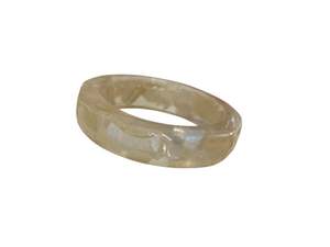 Preloved Bangles: PEARLESCENT TRANSLUCENT BANGLE