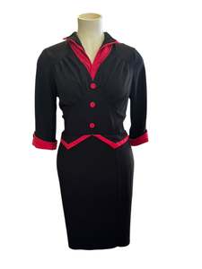 MISS CANDYFLOSS RED & BLACK DRESS | 2XL