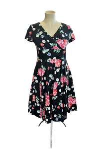 HELLBUNNY FLORAL & POLKADOT DRESS | XL