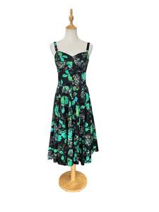 Sz 12: RETROSPECTD OIL PAINTING DRESS | 12
