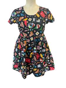 Sz 12: DANGERFIELD RETRO ICONS DRESS | 12