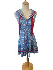 Sz 14: VOODOO VIXEN BLUE DRESS | M