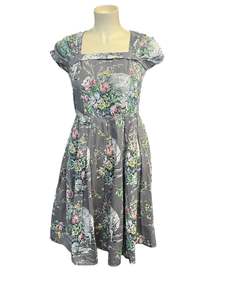 LAZYBONES GREY ROSE DRESS  | L