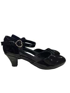 SUGARPOP BLACK KITTEN HEELS | 6
