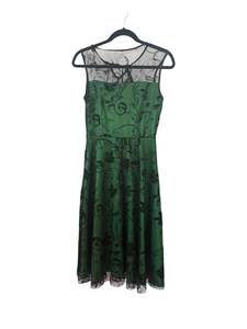 LINDY BOP GREEN ORGANZA DRESS | 8