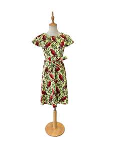 LADY VINTAGE PARROT DRESS | 8