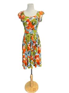 TIMELESS RED & ORANGE DRESS | 8