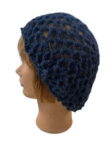 KNITTED NAVY SPARKLE SNOOD