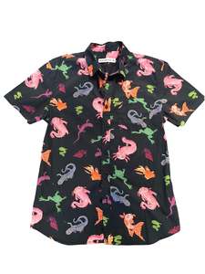 Sz 12: BLACK FRIDAY AMPHIBIAN SHIRT| M