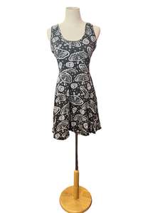 Sz 12: SOURPUSS SKULL MOTH DRESS | L