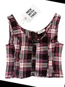 BLACK FRIDAY TARTAN CORSET TOP | 12