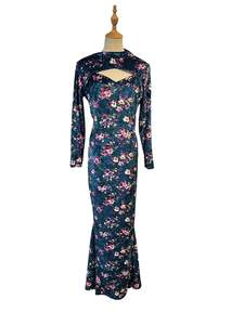 Sz 14: TRACI LORDS MAXI VELVET DRESS | 14