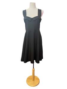 Sz 14: SOURPUSS BLACK DRESS | L
