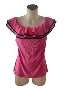 Sz 10: REVIEW PINK RUFFLE TOP | 10