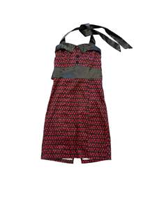 Sz 10: H&R CHERRY HALTER DRESS | 10