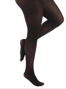 BLACK 50 DENIER TIGHTS CURVE