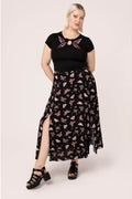 HELL BUNNY MOTH SKIRT | M