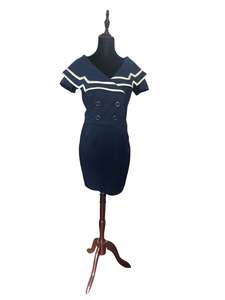 BETTIE PAGE NAUTICAL DRESS | L
