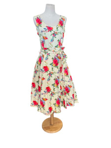 Sz 14: LADY V YELLOW BOUQUET DRESS | 14