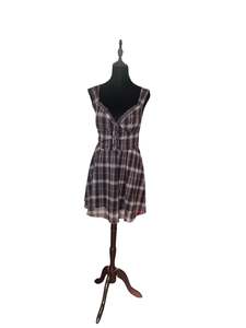 CIDER TARTAN DRESS | S