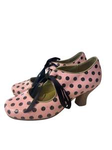 MINX PINK POLKADOT HEELS | 37