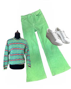 ROLLA'S GREEN CORD FLARES | 8
