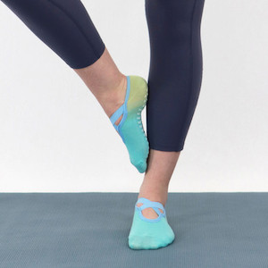 Stick With It - Grip Socks Ballet - Blue Lagoon
