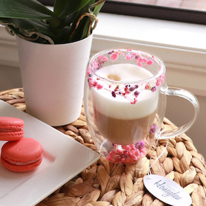 Products: Double Wall Floral Confetti Mug RND