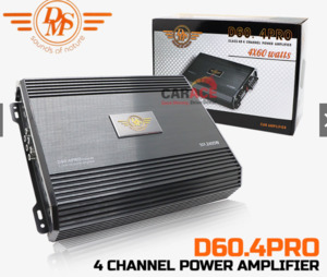 Car Audio: DMS D60.4PRO | 4 Channel Power Amplifier MOSFET | 4CH Car Power Amplifier 2400W