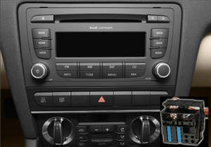 Genuine Audi A3 CONCERT MP3 CD Stereo -- NZ Radio