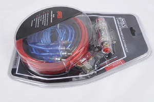 Amplifier Cable Kits: 1500w MYJ 8 GAUGE AMP WIRING KIT