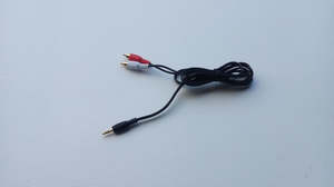 1.5M  3.5mm AUX To 2 RCA  Adapter Cable Cord Wire